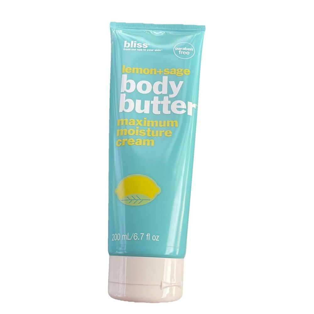 Body Butter, Lemon & Sage, 6.7 fl oz (200 ml), New, Free Shipping